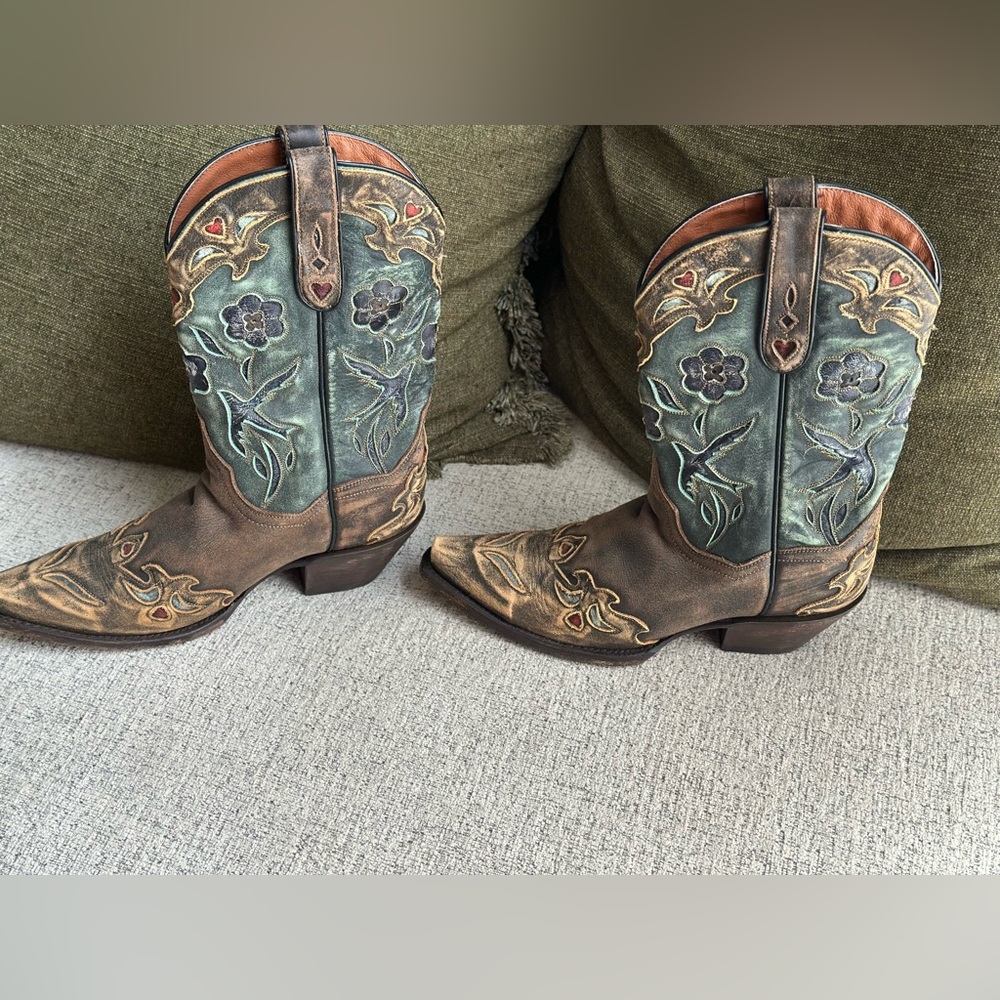 Women's Dan Post Boots Vintage Bluebird 7.5